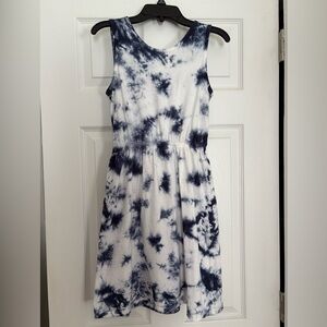 GAP Girls Blue and White Sleeveless Sundress